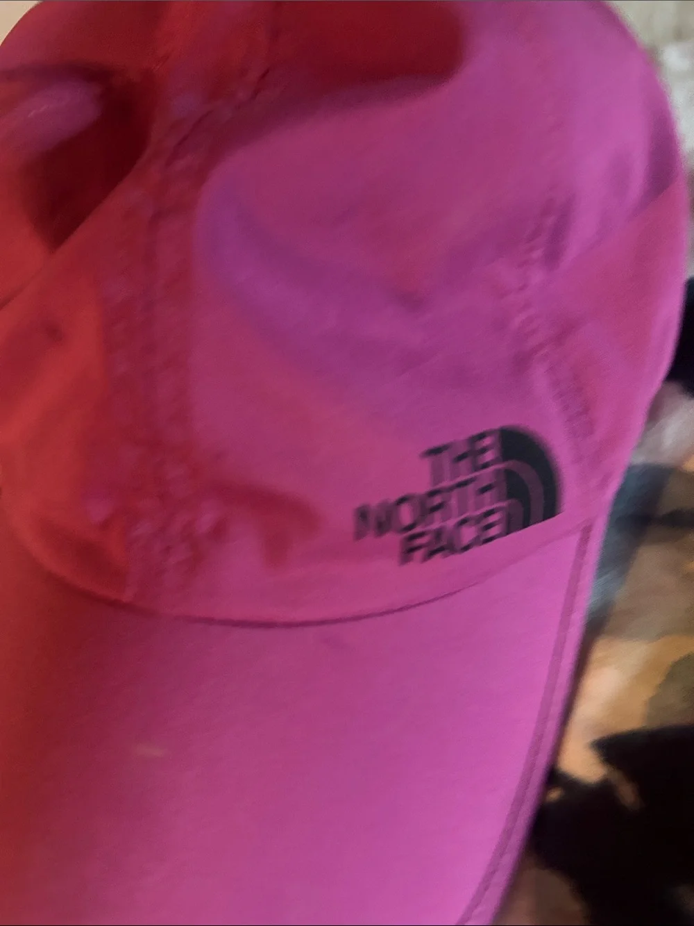 The North Face bright pink